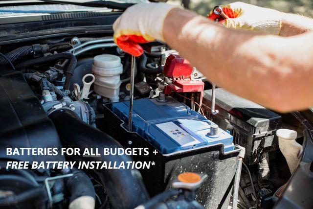 Car batteries online installed near me